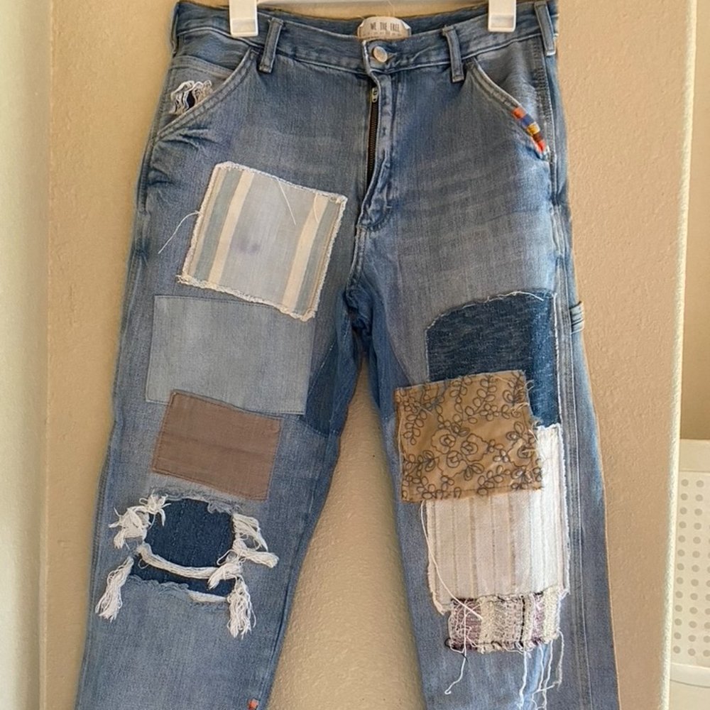 We the Free Patchwork jeans